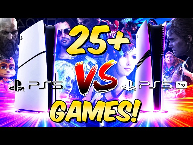 PS5 против PS5 Pro: сравнение более 25 игр [4K 60FPS] | Стоит ли покупать Pro!?
