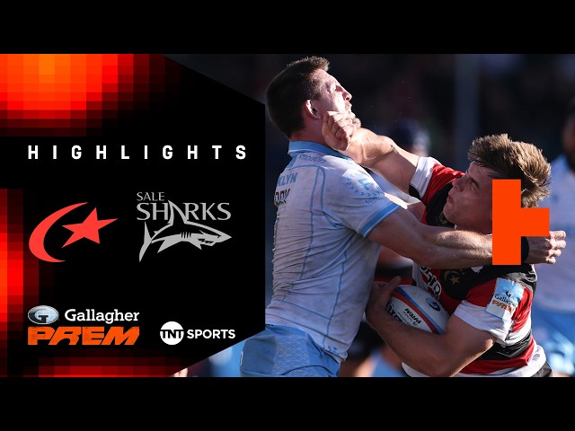 MASSIVE BATTLE! 🔥 | Saracens vs Sale Sharks | Gallagher PREM Rugby Highlights