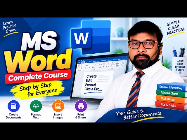 Day-3 | MS Word in Telugu | Insert Tab | Page Layout | Indentation | Page size | Margins