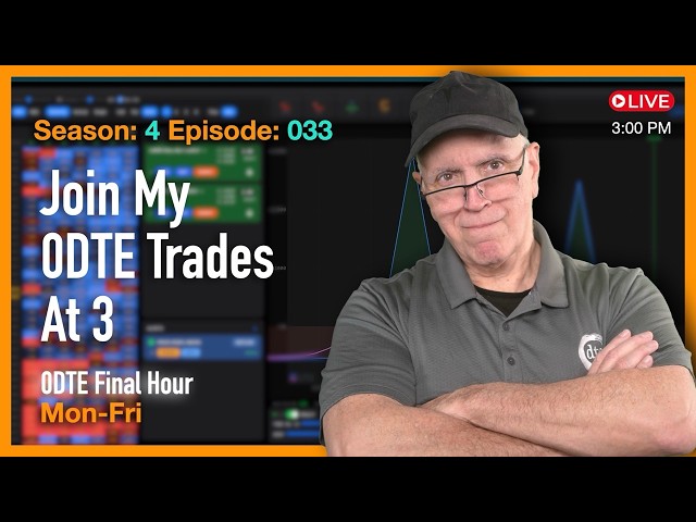 Join My 0DTE Trades at 3 PM: Claims Day, Live in the Final Hour — 0DTE Options Strategy