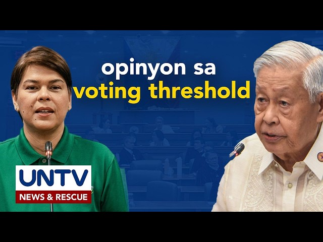 Opinion of Ret. Chief Justice Hilario Davide Jr. on voting threshold sa impeachment case vs VP Sara