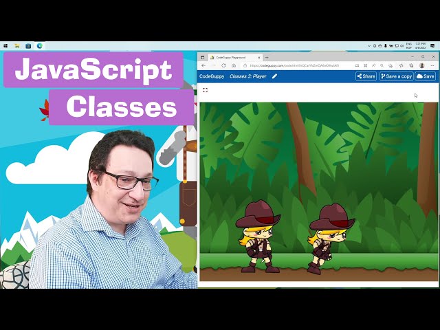 JavaScript tutorial 23/24: JavaScript Classes | Coding course for beginners
