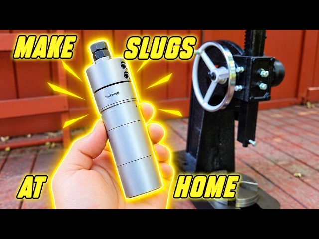 GMI Engineering SlugMaster Kit + VEVOR Arbor Press = Homemade Airgun Ammo! Demo w/ Airmaks KRAiT MK2