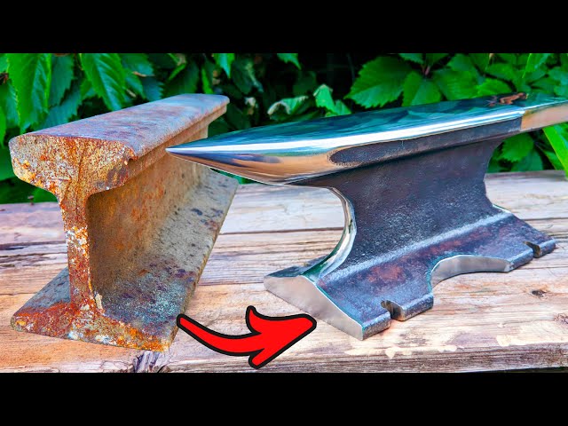 How to Make an Anvil from Rusty Railroad Track