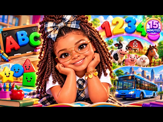 🎵 Sing It! Count It! Find It! 🐝| ONE Video, SO MUCH FUN! 🥳 #abc #countto25 #theshape #oldmcdonald