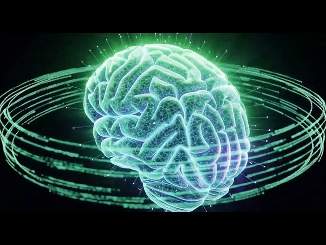 Inside the Neural Mind - 3D Cyberpunk Brain Animation in 4K - Vj Loop Hypnotic - Cybernetic Hologram