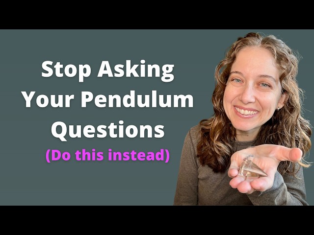 HOW TO USE A PENDULUM to talk to your Higher Self