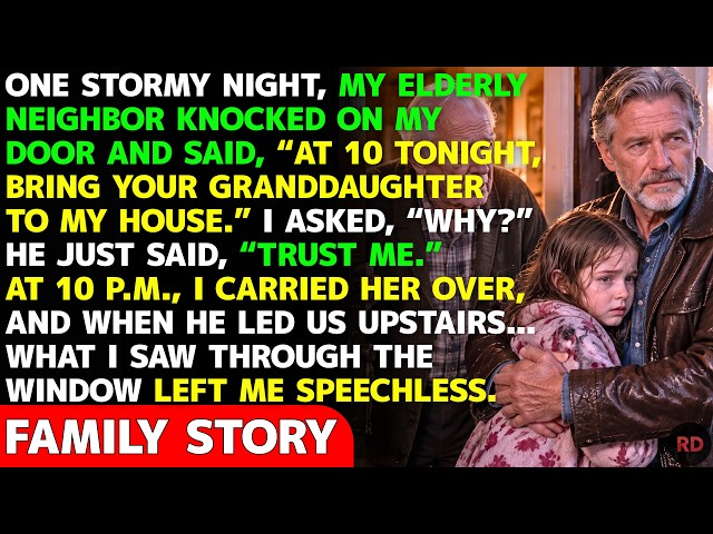 My Neighbor Said, “Bring Your Granddaughter Over at 10 PM.” What I Saw Upstairs Shocked Me