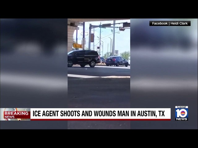 ICE agent shoots man in Texas, prompting protests