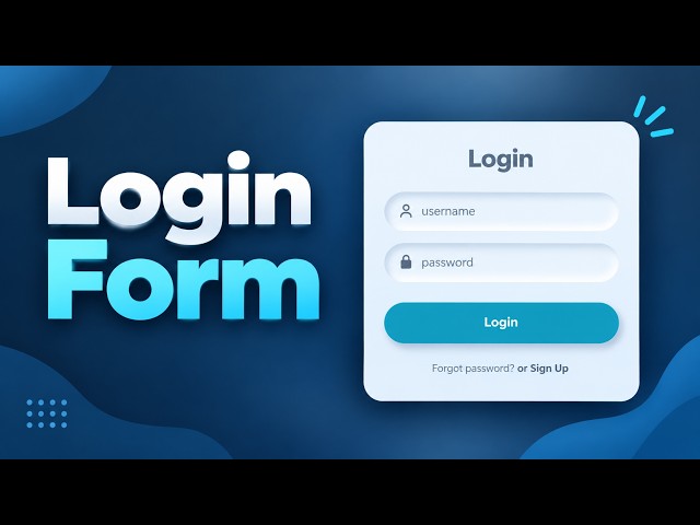 Modern Login Page with HTML & CSS | Neumorphism UI Design