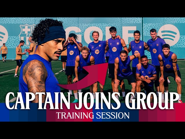 RAPHINHA BACK IN TRAINING | FC Barcelona 🔵🔴