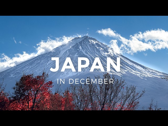 Japan in December 🍁 Momiji Season | Mount Fuji & Kamakura