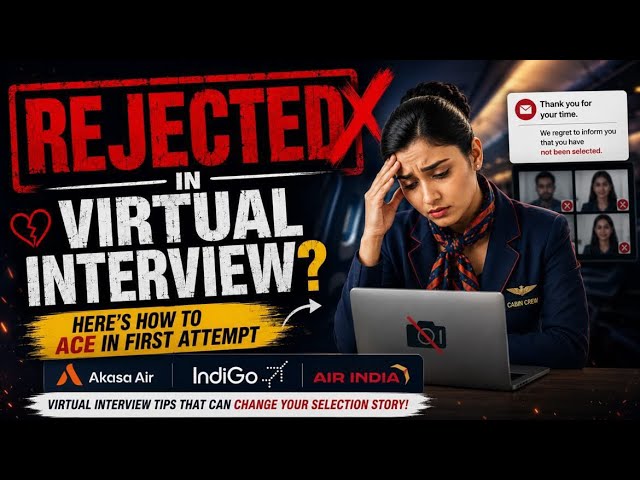 How to Clear Domestic Airline Virtual Interview | Indigo | Air India | Akasa Virtual Interview 2026 