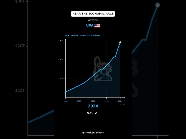 Hear the economic race. #animation #maths #creative #shorts #graphs #visualization #history