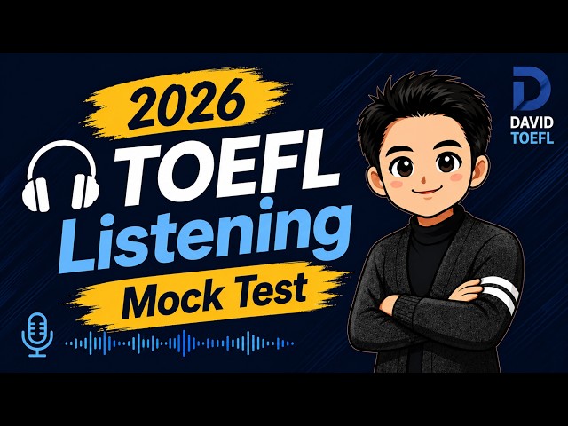TOEFL Listening Practice Test (Audio Track) #18 | 미국·일본 유학 토플 고득점 점수 달성 리스닝