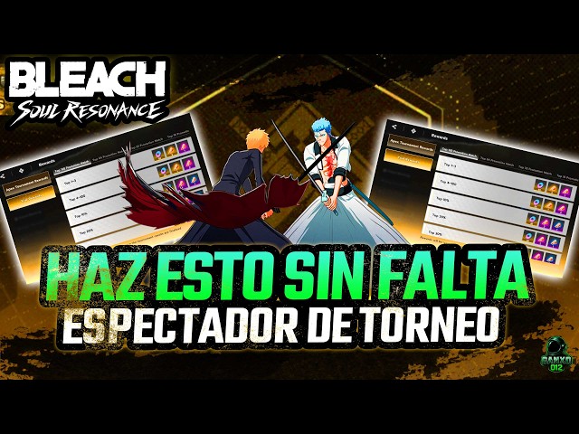 💎DON'T FORGET THIS TO GET JADES!💎 TOURNAMENT SPECTATOR | Bleach Soul Resonance