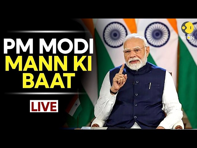 PM Modi LIVE:  Prime Minister Narendra Modi Addresses The Nation Through Mann Ki Baat | WION LIVE