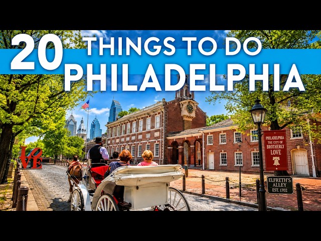 Best Things To Do in Philadelphia Pennsylvania 4K