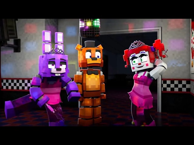 [FNAF] Bonnie and Circus Baby dancing to Chipi Chipi Chapa Chapa (Bemax Silly Funk Remix)