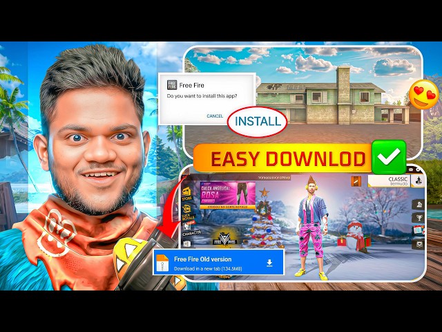 I PLAYED 2018 OLD FREE FIRE IN 2026 😍 | HOW TO DOWNLOAD OLD FREE FIRE | ff new event