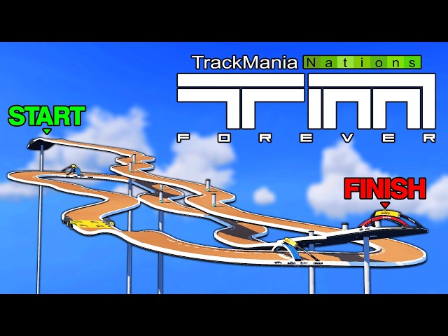 TrackMania Nations Forever, but it's Wood Only! (Blue Series)