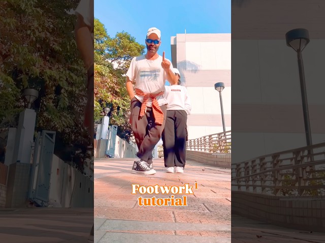 Shuffle + Hiphop Footwork Tutorial for Beginners (With a Beginner) 🕺