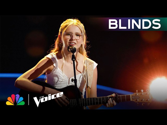 14-Year-Old Brooklyn Marie NAILS Olivia Rodrigo’s “traitor" | The Voice Blind Auditions | NBC