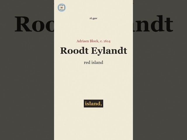 Rhode Island Is Mostly Not an Island. So Why the Name?