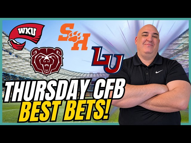 Thursday CFB Action: Sam Houston vs Liberty | Missouri State vs WKU Best Bets | CFB Week 6