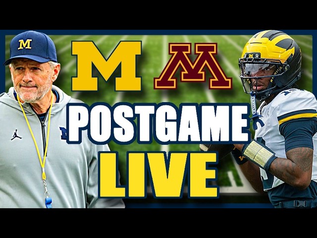 🔥 Fire Beck, Bench Bryce / MICHIGAN - Minnesota Postgame Call-in Show LIVE