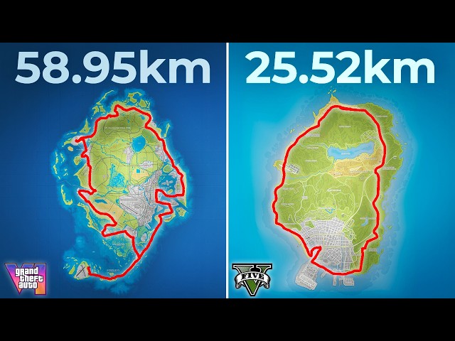 GTA 6 vs GTA 5 – How MUCH MORE Road Is There?