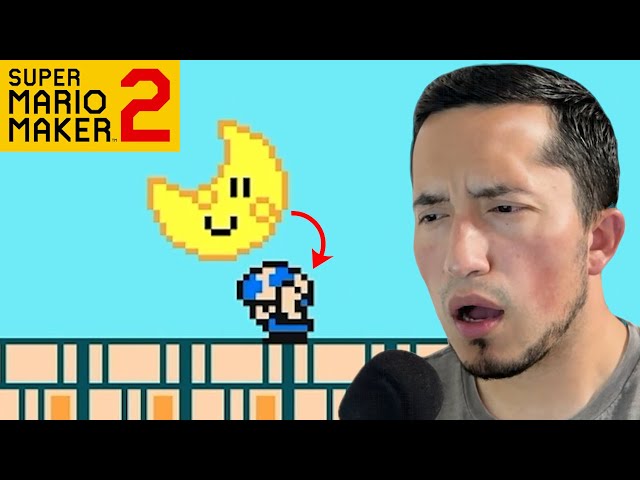 DO NOT touch the MOON!! | Expert NO CHECKPOINT Challenge!! (Super Mario Maker 2)