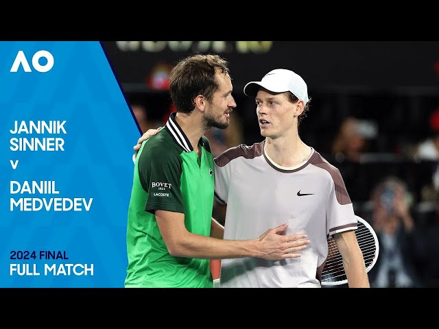 Jannik Sinner v Daniil Medvedev Full Match | Australian Open 2024 Final