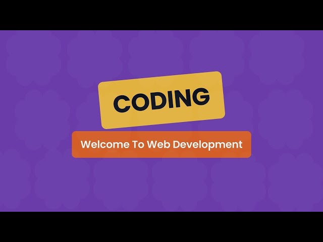 Coding Course 2025 - 1 - Welcome to Web Development