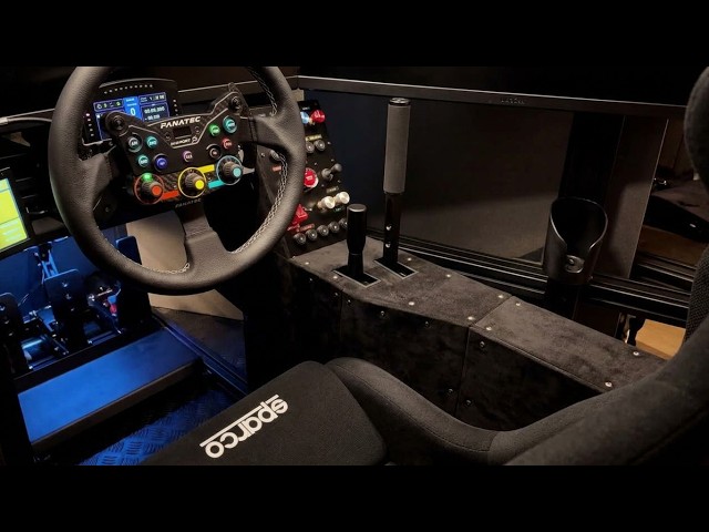 DIY center console for racing sim rig