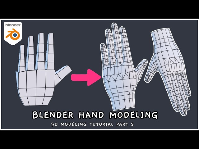 A Simpler Way to 3D Model Hands | Blender VTuber Series EP 2