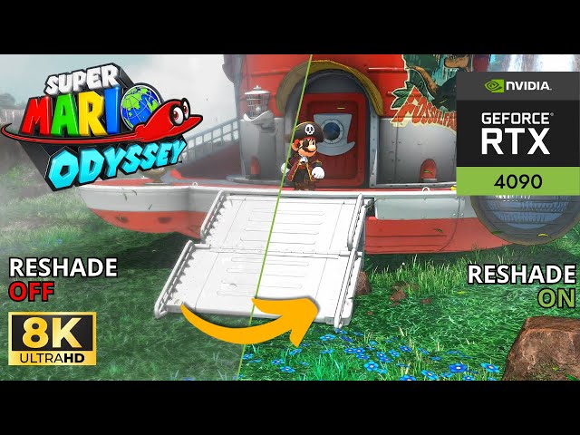 [8K] Super Mario Odyssey Reshade | RTX 4090 60+FPS Max Settings