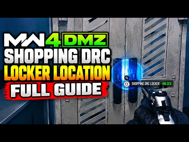 MW4 DMZ SHOPPING DRC LOCKER LOCATION FULL GUIDE #mw4 #mw4dmz 