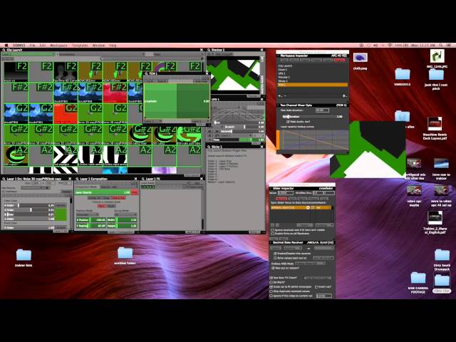VDMX w/ AKAI APC 40 tutorial + midi controller assignment tips