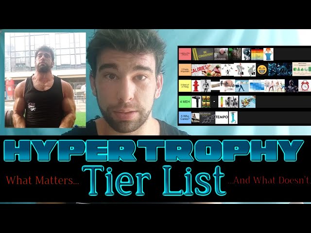 THE ULTIMATE MUSCLE GROWTH TIER LIST (What Matters...And What Doesn't)