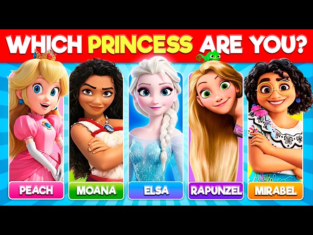 Which Princess Are YOU? 👑✨ Disney Princess Personality Quiz