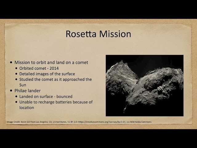 Chapter 13 - Lesson 2 - Comets