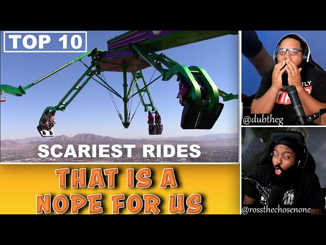 INTHECLUTCH REACTS TO TOP 10 SCARIEST RIDES IN THE WORLD FOR 2022