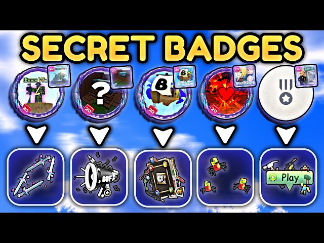 How To Get ALL 5 NEW SECRET BADGES! (The Hunt: Roblox 20)