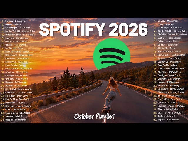Top 100 Hits Music Spotify 2026 🟢🎧 Trending TikTok Songs 🔥| Best English Songs to Relax & Feel Good
