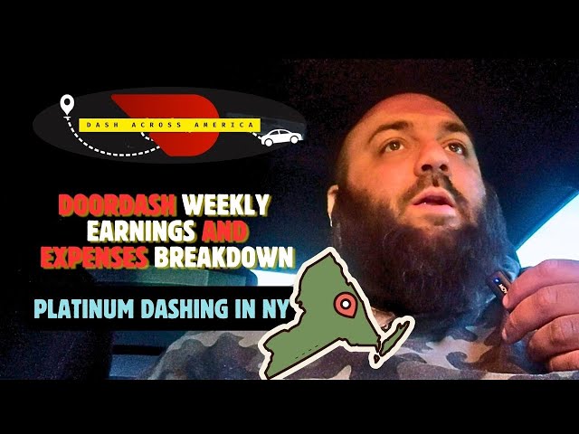 Weekly Earnings and Expenses breakdown as a Platinum Dasher In Albany, New York