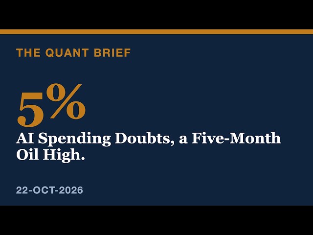Nasdaq's Worst Day as AI Spending Doubts Spread · Oct 22, 2026 PM