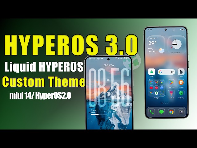 HyperOS 4 Looks Themes INSANE! Liquid Glass Widgets & Icons for Xiaomi, Redmi & POCO