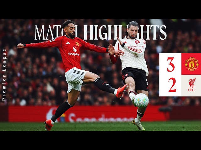 Highlights: Manchester United 3-2 Liverpool | Szoboszlai & Gakpo Goals in Premier League Defeat