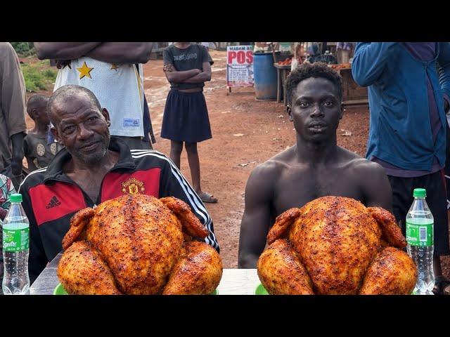 Food Challenge; First Person to Finish Big Fat Chicken Wins $1000 Instantly